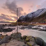 Lofoten_beach_eggum Ferienhaus Eggum